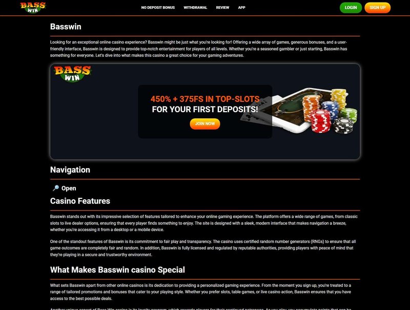 Best basswin casino in United Kingdom